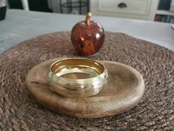 Bracelet manchette style Vintage doré