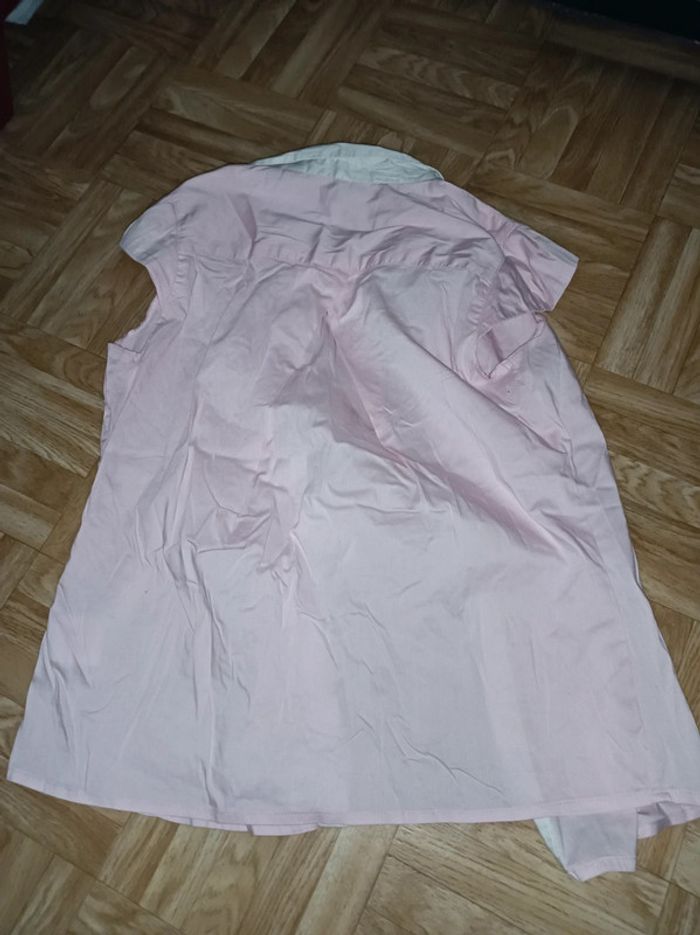 Chemise sans manches Okaïdi fille taille 12 ans en très bon état - photo numéro 4
