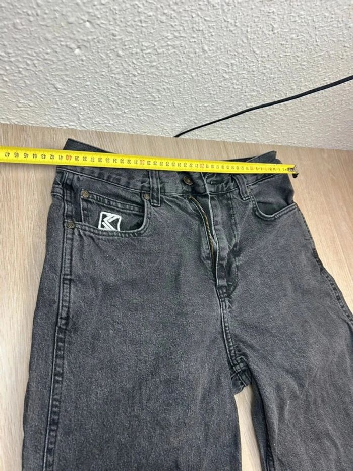 Jean Cargo Karl Kani Noir Vintage Logo Brodé Taille S - photo numéro 12