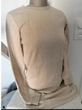 Robe beige clair - basique doux