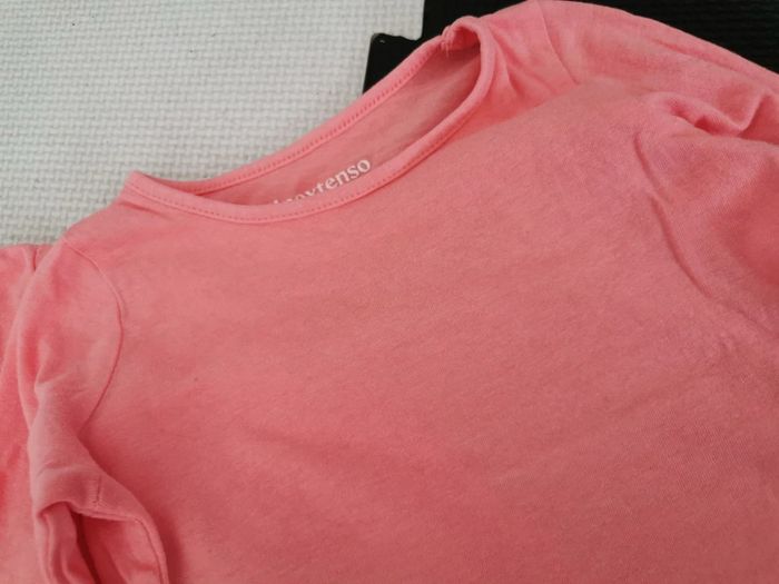 Lot de 2 tee shirt bébé rose corail - photo numéro 2
