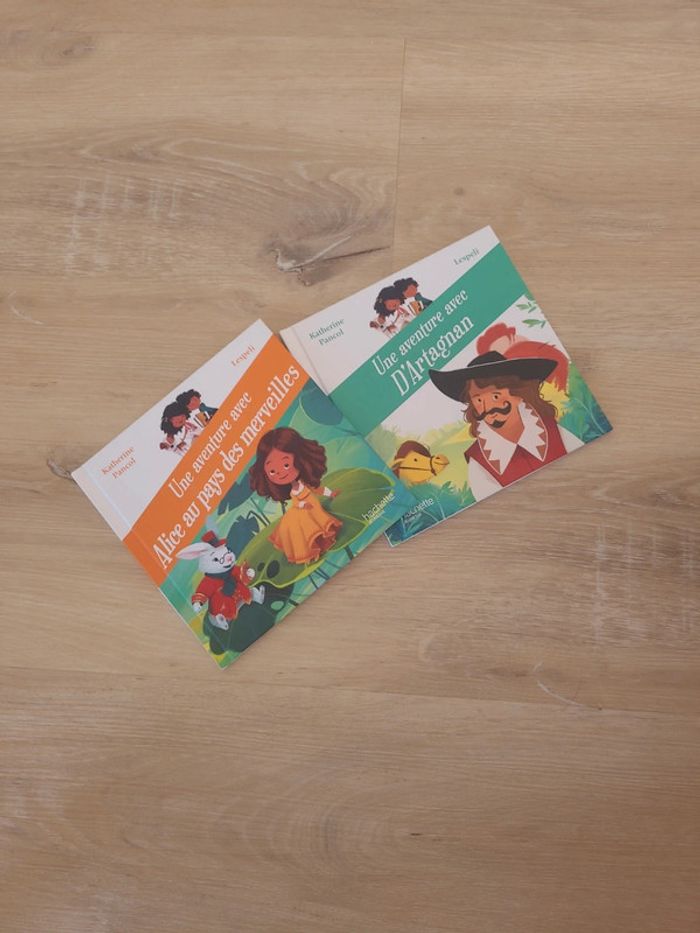 Lot de 2 livres collection Katherine Pancole "une aventure avec"