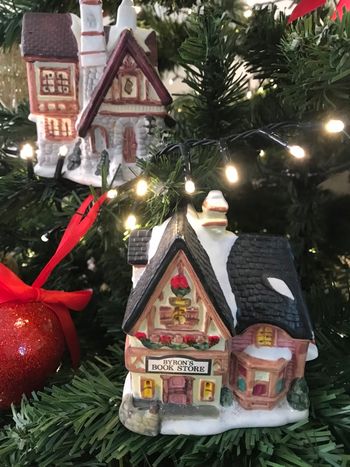 Lot de 2 maisons de Noël décoration