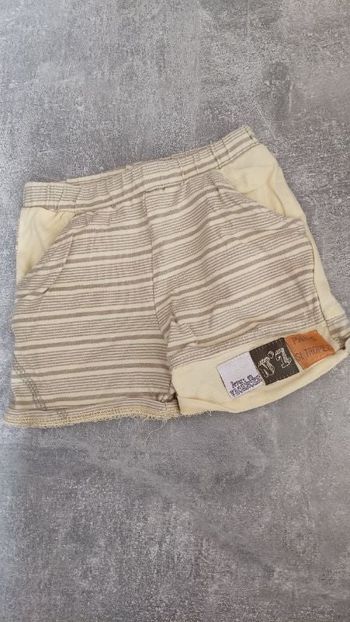 Short bébé garçon 1 mois