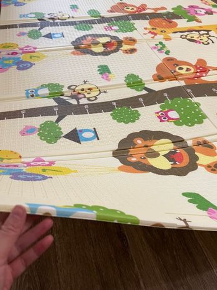 Tapis de jeu pliable réversible bébé neuf - photo numéro 3