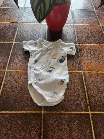 Body manches courtes moutons espace