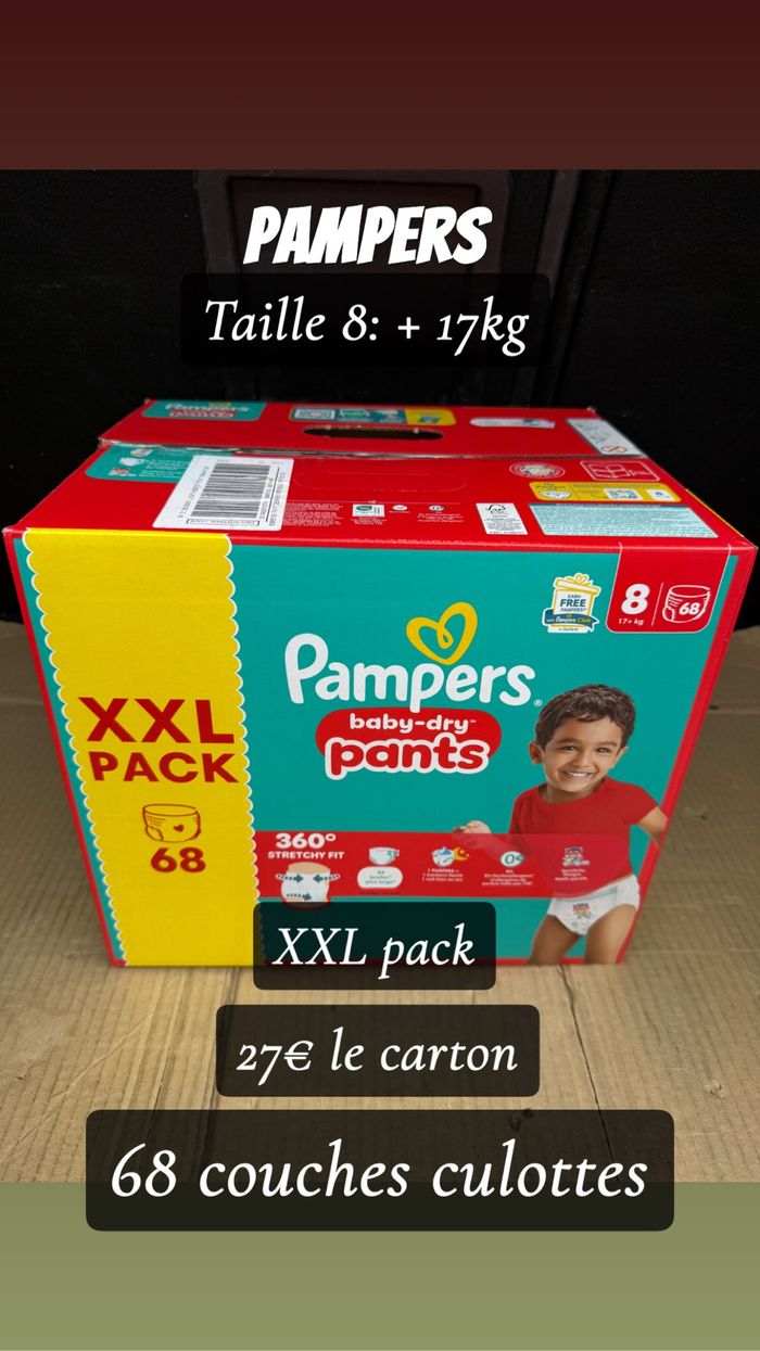 68 couches culottes Taille 8