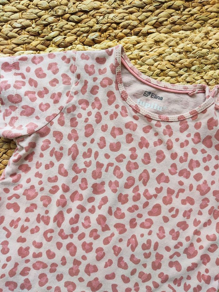 Lot de deux tee-shirts fille Lupilu très bon état 24 mois - photo numéro 4