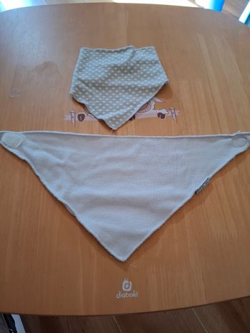Lot bavoirs bandana 