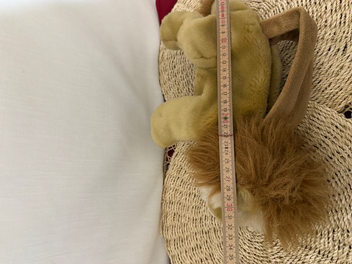 doudou lion poignée et fermeture CP - photo numéro 3