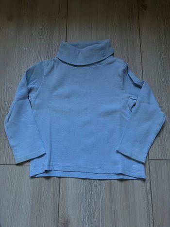 Tee-shirt cotelé col roulé 4 ans Okaïdi