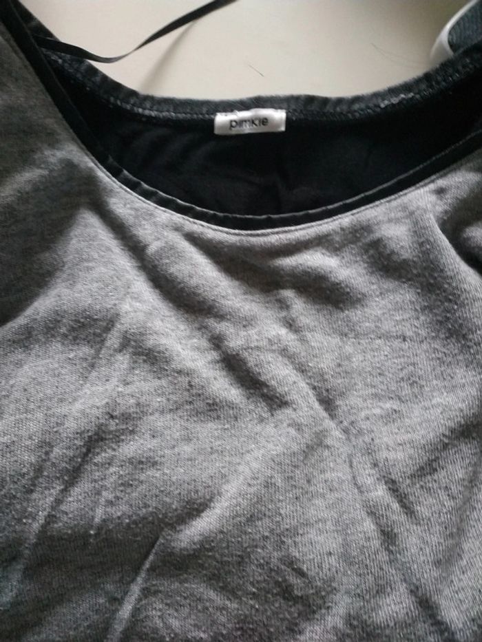 Robe Pimkie taille S grise et noire - photo numéro 3