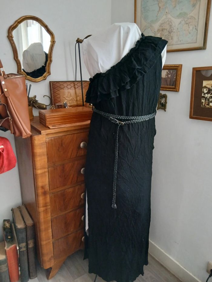 Robe maxi longue one shoulder une épaule gypsy chic bohème - photo numéro 9