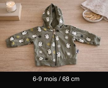Sweat-shirt bébé 6-9 mois (68 cm)