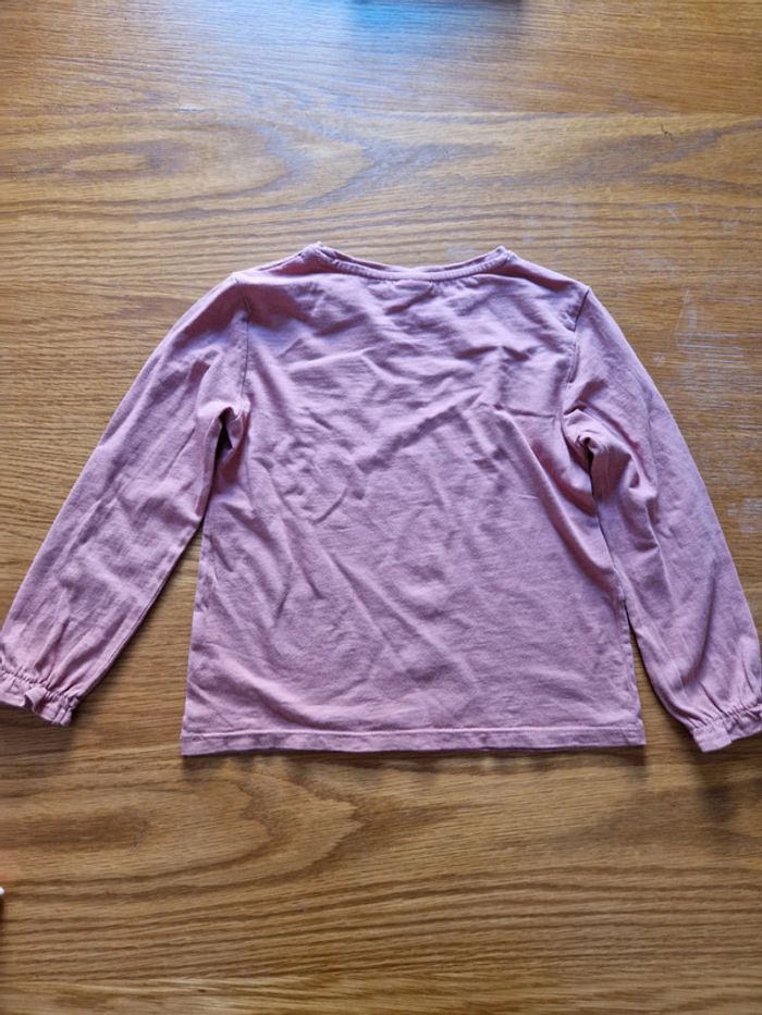 T-shirt manches longues rose tape à l'œil 6 ans - photo numéro 2