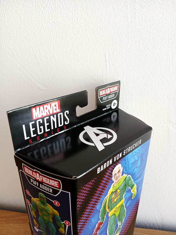 Figurine Hasbro Baron Von Struker Marvel Legends NEUF - photo numéro 5