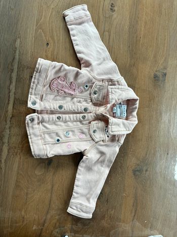 Veste en jeans rose fille 6 mois - creeks