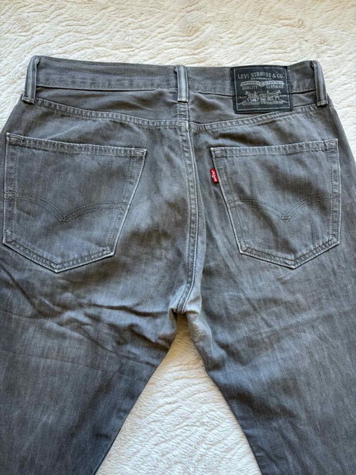 Jean Levi’s homme gris 511 gris regular straight droit taille M/L W28/29 - photo numéro 11