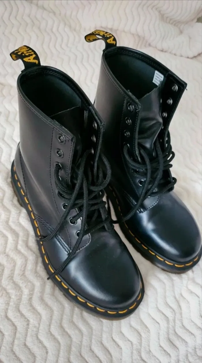 Bottines Dr. Martens Femme taille 38 comme neuve noire - photo numéro 9