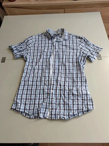 Chemise manches courtes brice taille l coupe ajustée