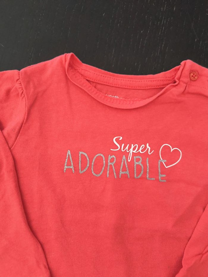 T-shirt manches longues 12 mois - photo numéro 2