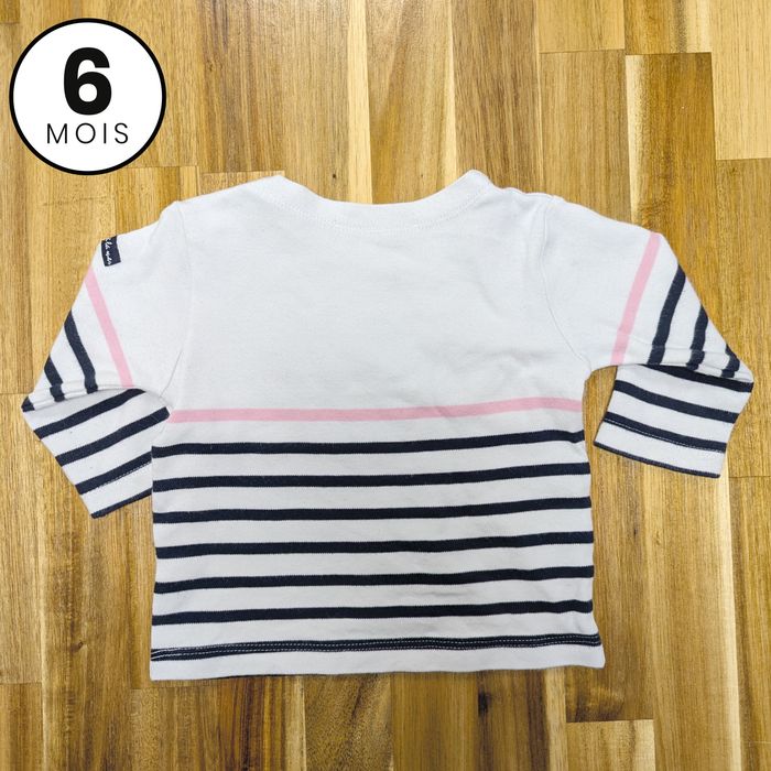 Pull rayé - bébé fille 6 mois - Week-end à la mer - photo numéro 2
