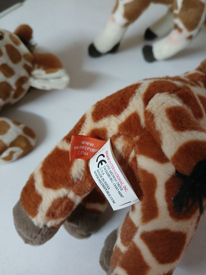 Lot de 3 girafes peluches - photo numéro 7