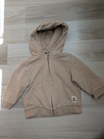 Gilet à capuche garçon 6 mois