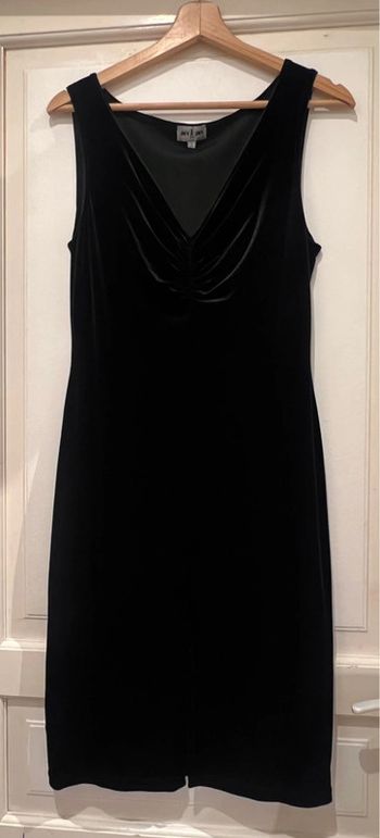 Robe en velour noire vintage Jennyfer taille 38