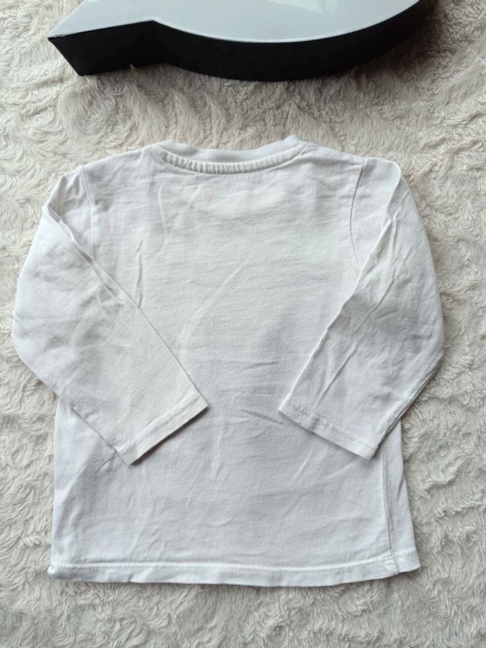 Tee shirt chemise manches longues Garçon 12 mois Apprendre l'aventure Renne Obaïbi 100% coton - photo numéro 8