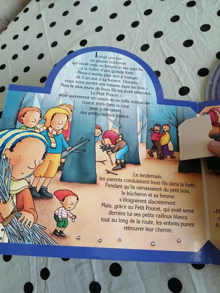 Livre le petit poucet avec des volets à soulever - photo numéro 3