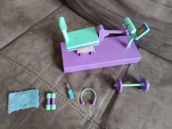 Table de musculation pour barbie musicale et accessoires de musculation