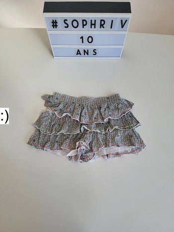 Jupe short 10 ans