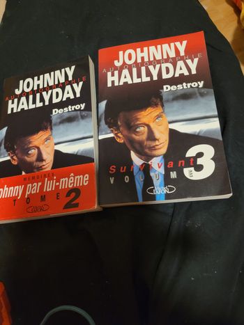 Johnny Hallyday autobiographie Destroy tomes 2 et 3