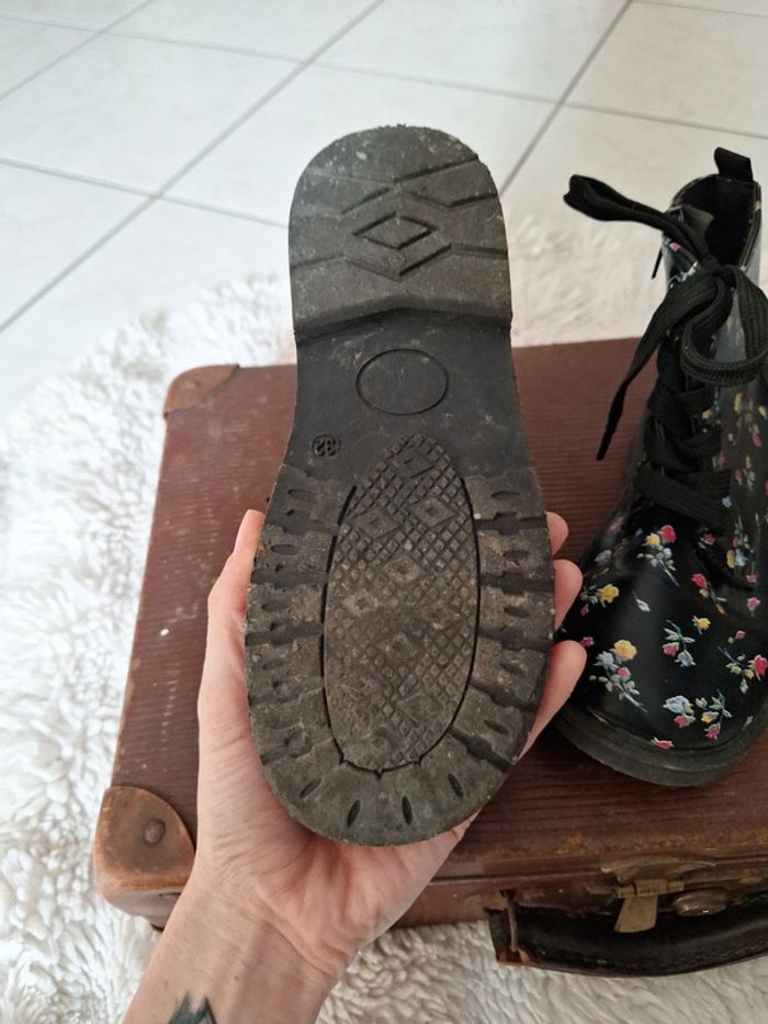 Bottines fleuries t32 #CHAUFI-002 - photo numéro 7