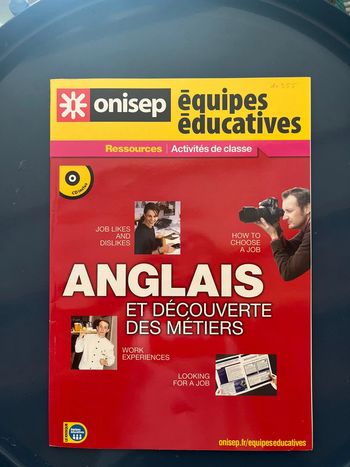 Livre onisep anglais