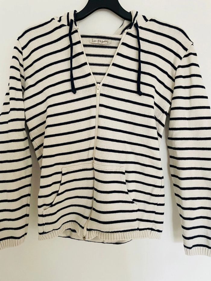 Pull taille S marinière