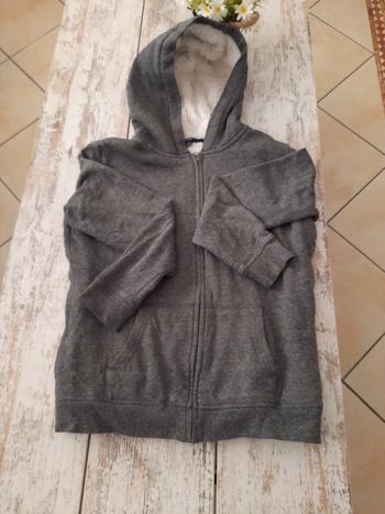 Veste double gris foncé unisexe taille S