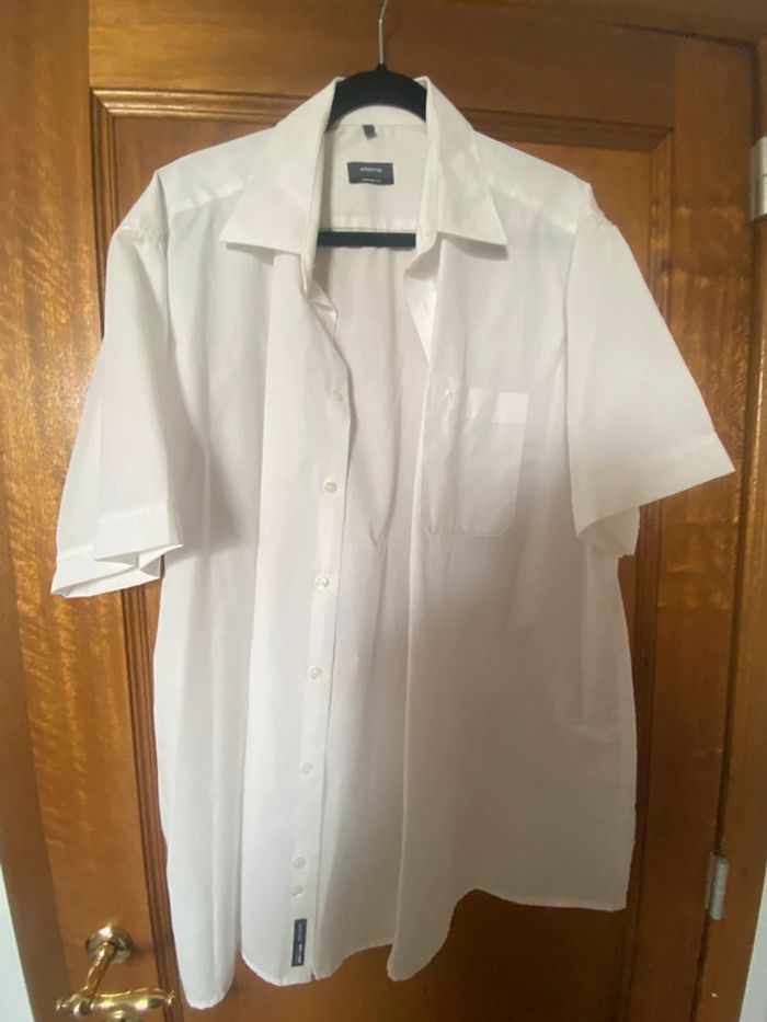 Chemise blanche manches courtes Eterna - photo numéro 2