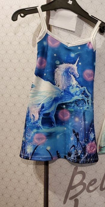 Robe licorne bleu