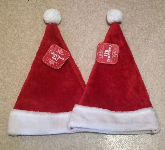 2 bonnets de noel