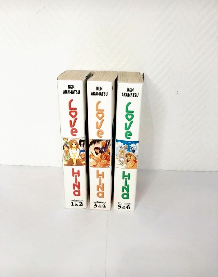 Love Hina double volume tome de 1 à 6
