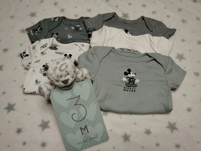 Lot de 5 bodies Mickey - photo numéro 2