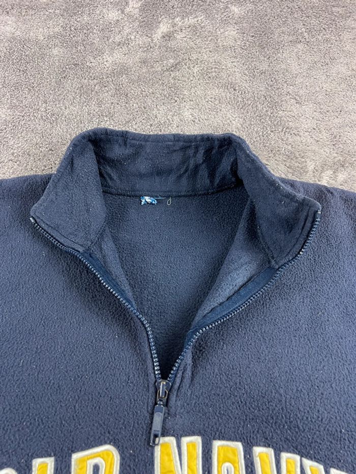 Pull polaire Old Navy quart zip col camionneur bleu marine – Taille XXL - photo numéro 10