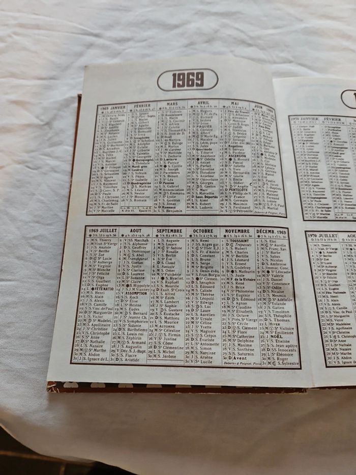 Agenda Année 1969 - photo numéro 4