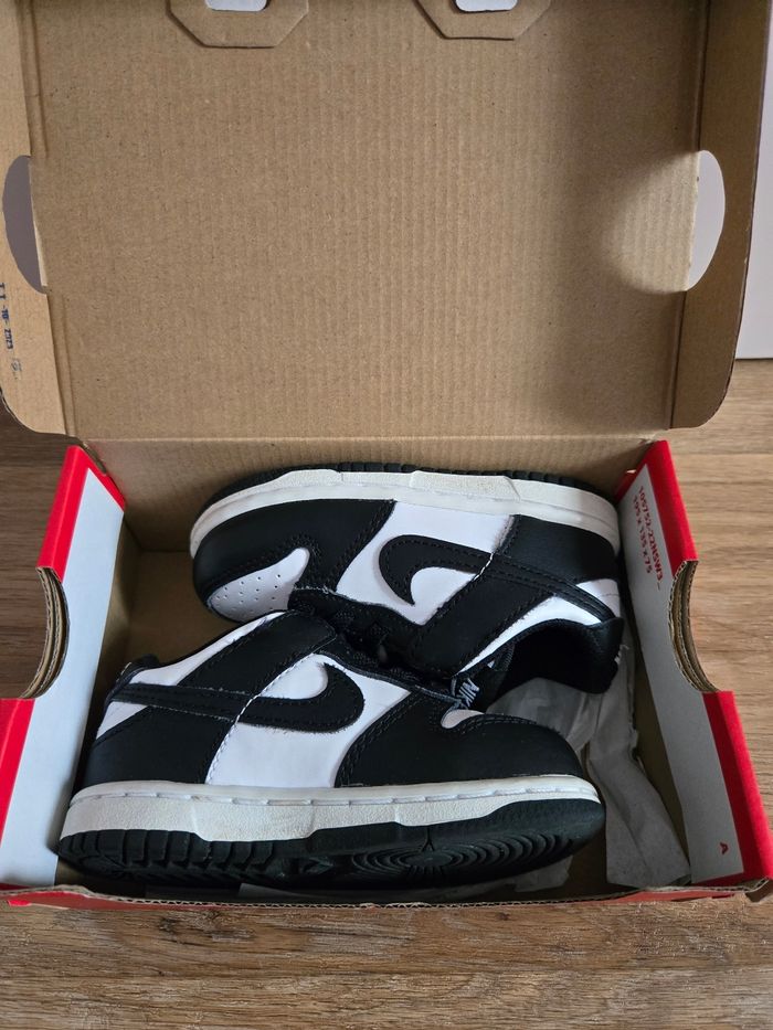 Basket nike dunk low noir/blanc - photo numéro 6