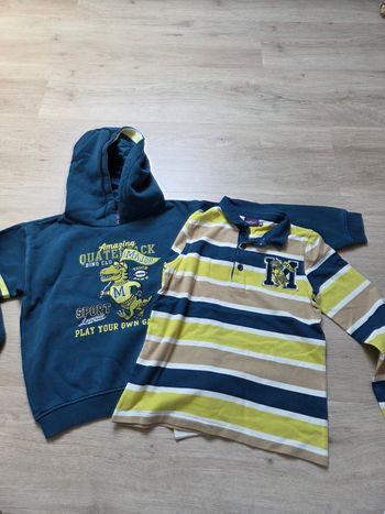 Sweat + polo 8 ans