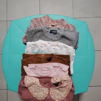 Lot de 6 pulls hiver 12 mois