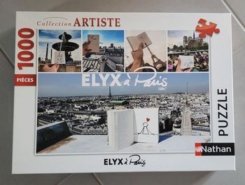 Lot de  4 puzzles 1000 pièces bon état