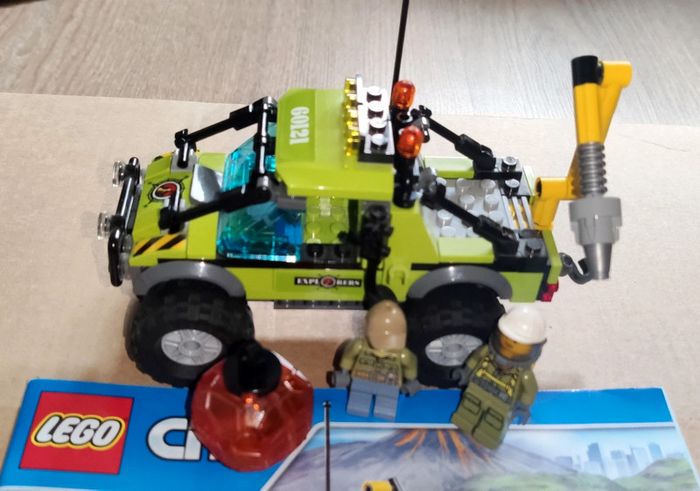 Lego 60121 camion d'exploration du volcan excellent état - photo numéro 2
